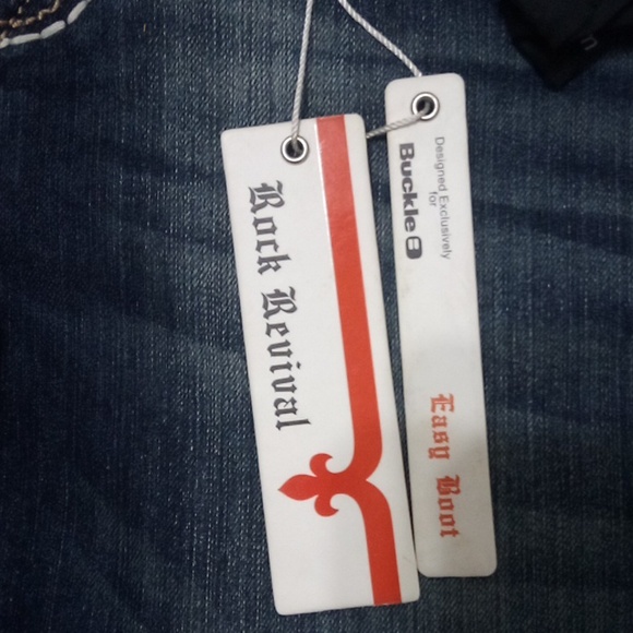 Rock Revival Women's 26 Easy Boot Embellished Distressed Embroidered NWT - Picture 6 of 14